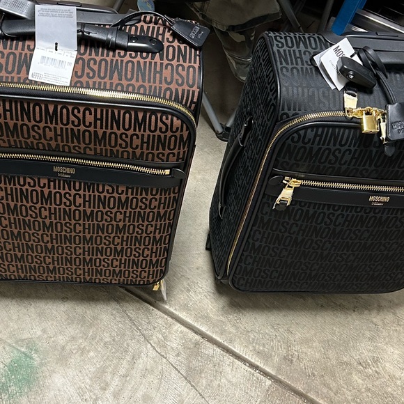Moschino 18 Inch Logo Spinner Swuitcases each sold separately 500each or 900both - Picture 2 of 10